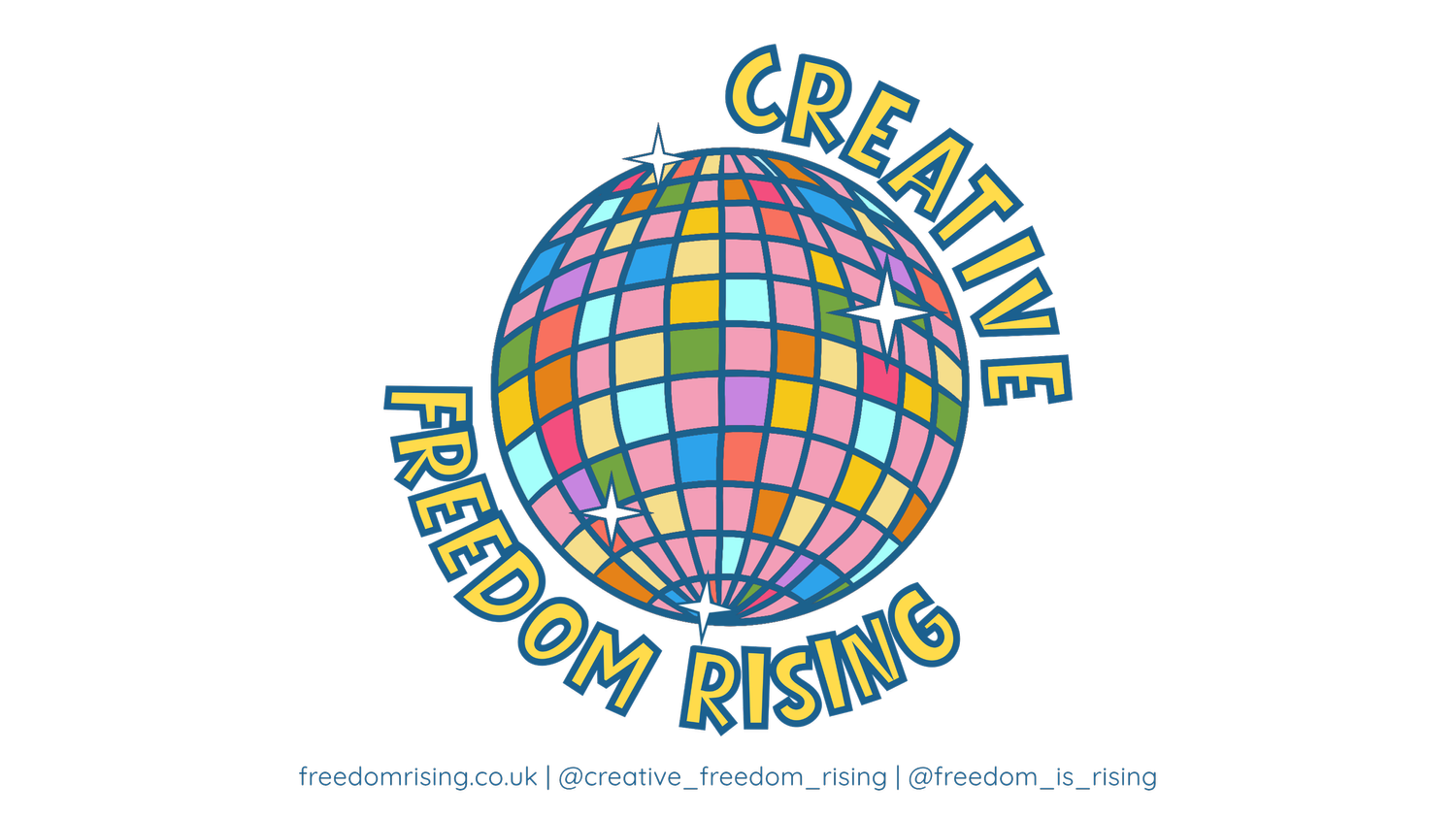 Creative Freedom Rising | Bold Colourful Art, Stickers, Prints